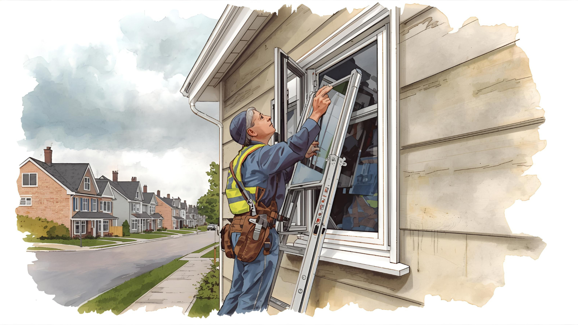 ガラス交換